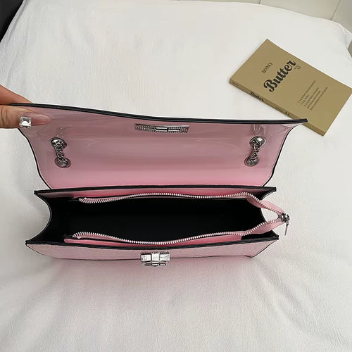 Factory Hot Selling Crocodile Patterned Womens Shoulder Bag High Quality Painted Pu Leather Ladies Crossbody Bag
