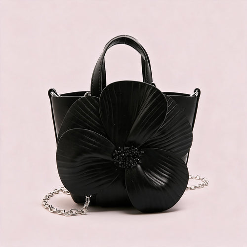 Amber-Black handbag by Nevuxy