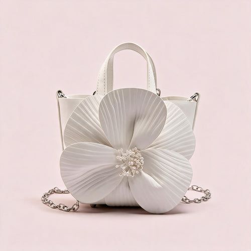 Amber-White handbag by Nevuxy