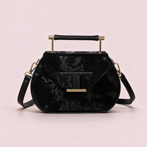 Capri-Black handbag by Nevuxy