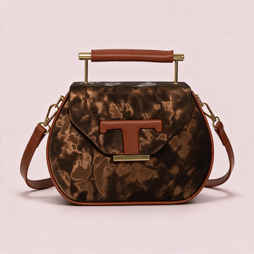 Capri-Brown handbag by Nevuxy