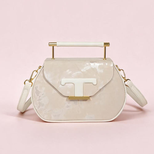 Capri-White handbag by Nevuxy