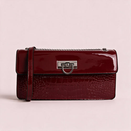 Clara-Red handbag by Nevuxy