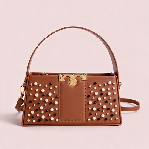 Elise-Brown handbag by Nevuxy
