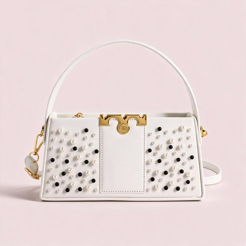 Elise-White handbag by Nevuxy