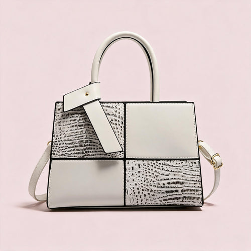 Juliet-White handbag by Nevuxy