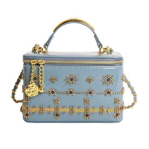 Mila-Blue handbag by Nevuxy