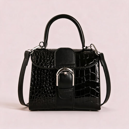 Paris-Black handbag by Nevuxy