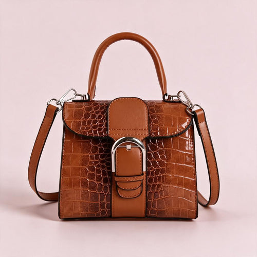 Paris-Brown handbag by Nevuxy