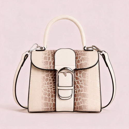 Paris-White handbag by Nevuxy