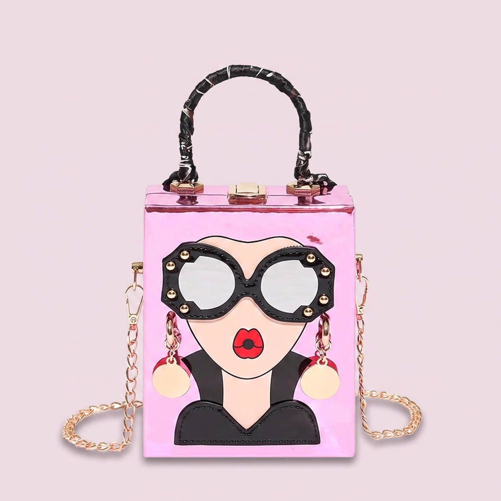 Ruby-Pink handbag by Nevuxy