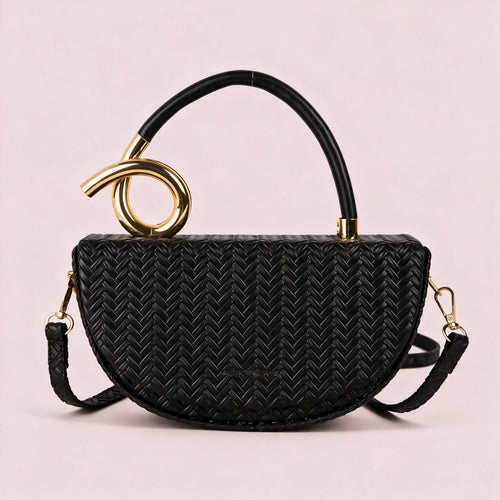 Sofia-Black handbag by Nevuxy