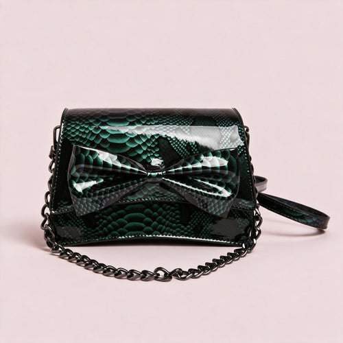 Valentina-Green handbag by Nevuxy