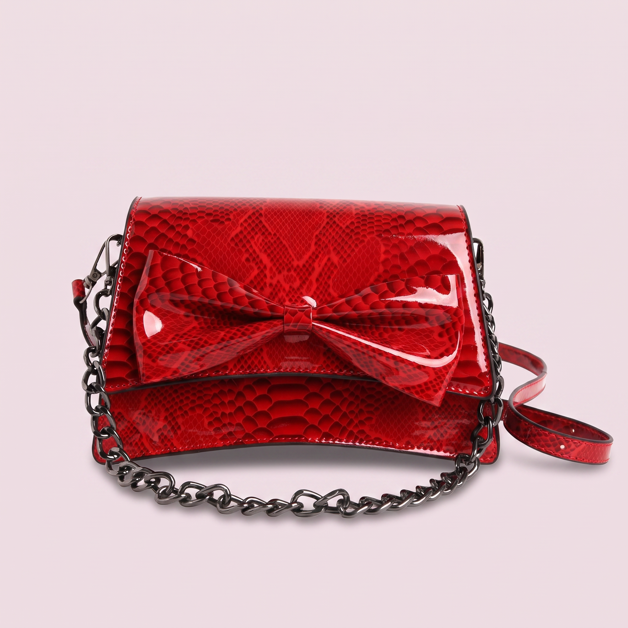 Valentina-Red handbag by Nevuxy