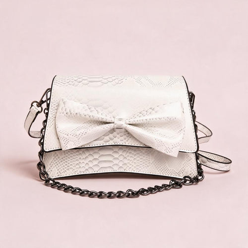 Valentina-White handbag by Nevuxy