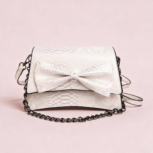 Valentina-White handbag by Nevuxy