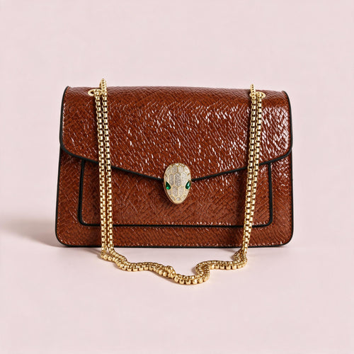 Vienna-Brown handbag by Nevuxy