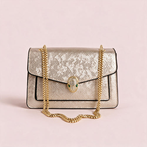 Vienna-Golden handbag by Nevuxy
