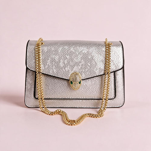 Vienna-Silver handbag by Nevuxy